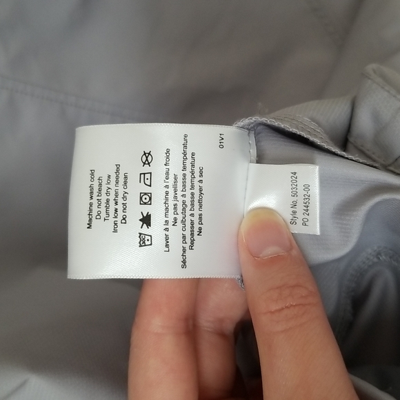 MEC lightweight gray water resistant running jacket xsmall - Picture 8 of 8